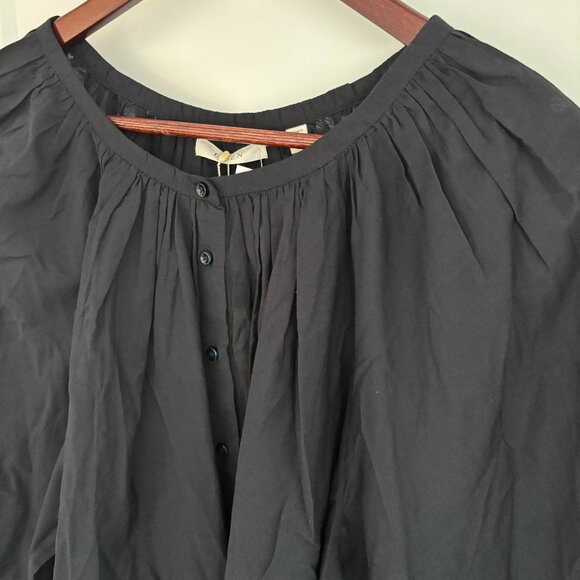 DOEN Sz L Jiana Top in Navy - New With Tags - Picture 3 of 5